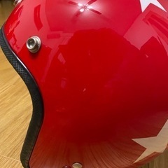 【ネット決済】赤ヘルメット57-59センチ