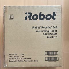 【新品！未開封！！】iRobotルンバ643