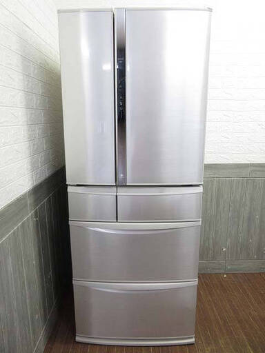 ss3482　パナソニック　冷凍冷蔵庫　NR-FTM478S-N　472L　6ドア　Panasonic　フレンチドア　シャンパン　大容量　大型　ファミリー向け　冷蔵庫　冷凍庫　観音開き　低めタイプ