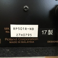九州エリア配送可能！i498 Roland RP501R-NB 2017年製 ローランド 電子