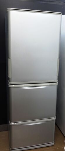 ７月8月限定値下げ品】シャープ 冷蔵庫 SJ-W351C-S 品 350L 2017年製