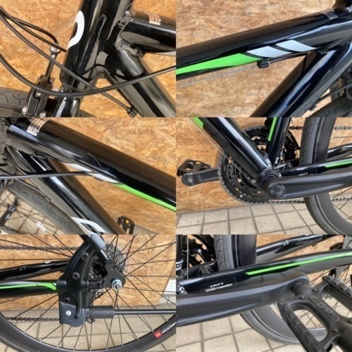 CANOVER カノーバ― CAC-028 KRNOS クロノス 3×7速 BLACK 街乗り・通勤 