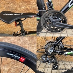 CANOVER カノーバ― CAC-028 KRNOS クロノス 3×7速 BLACK 街乗り・通勤・通学