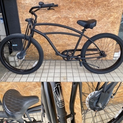 HBBC DELUX ビーチクルーザー マットブラック