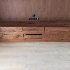 テレビボード　無垢　ウォールナット