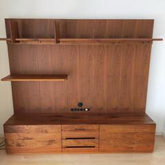 テレビボード　無垢　ウォールナット