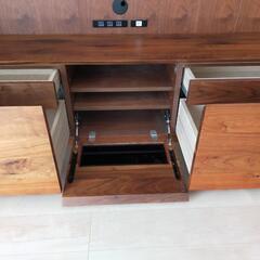 テレビボード　無垢　ウォールナット