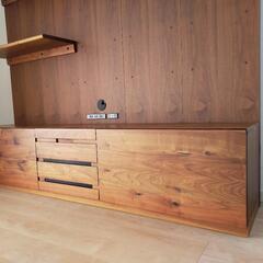 テレビボード　無垢　ウォールナット