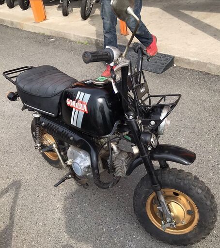 【43】HONDA GORILLA 50cc ホンダ ゴリラ 原付 原チャリ バイク Z50J 6v 滋賀県　商品動画有りお問合せ下さい 43】HONDA GORILLA 50cc ホンダ ゴリラ 原付 原チャリ バイク Z50J 6v