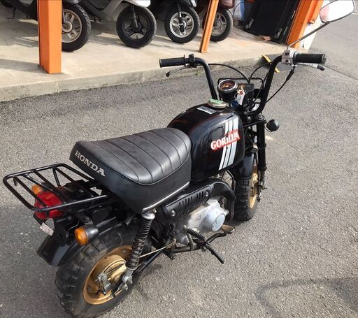 43】HONDA GORILLA 50cc ホンダ ゴリラ 原付 原チャリ バイク Z50J 6v