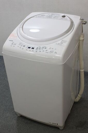 東芝　全自動洗濯機 ZABOON　AW-8V5 8kg 2017年製 TOSHIBA  中古家電 店頭引取歓迎 R5388)