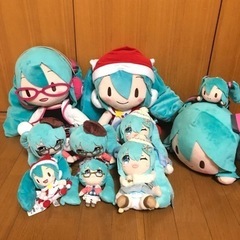 初音ミク　ぬいぐるみ　プライズ　セット