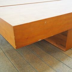 アスプルンド ASPLUND 天然木 コーヒーテーブル リビングテーブル 座卓 長机 1500×600 インテリア センターテーブル (EA23)