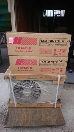 未使用品 日立 マルチエアコン RAM-40NXS-W RAM-28NXS-W RAC-53S2X2S