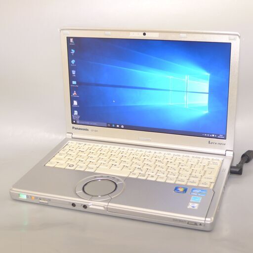 Wi-Fi有 日本製 ノートパソコン 12.1型 Panasonic CF-SX1GVRYS 中古美品 Core i5 4GB DVDRW 無線 Bluetooth webカメラ Win10 Office