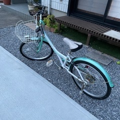 22インチ　asahi 自転車　女の子