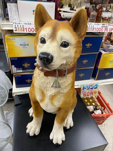 置物 オーナメント インテリア ドッグ 柴犬 高さ58センチ 【ユーズドユーズ名古屋天白店】 J1625