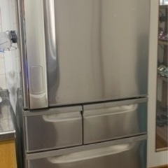 東芝 ノンフロン 冷凍冷蔵庫 5枚ドア 365L 2009年 自動製氷機 右開き 