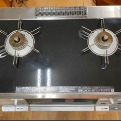 I379 ☆ 都市ガスコンロ ☆ 両面水無焼きグリル！ 2013年製