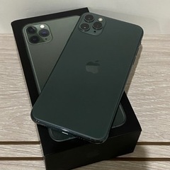 iPhone11 promax 256Gミッドナイトグリーン　S...