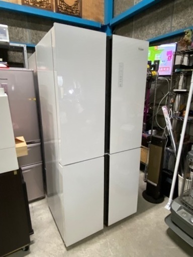 オシャレなフレンチドア!!激安冷蔵庫！Haier ノンフロン冷凍冷蔵庫 JR-NF468A 2020年