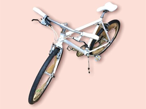【美品】クロスバイク riteway ライトウェイ シェファード SHEPHERD 2019 白 ホワイト サイズ510 26インチ 自転車
