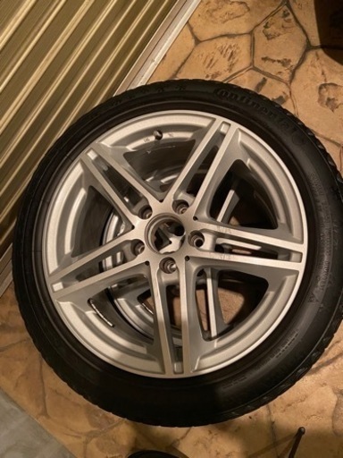 メルセデス　スタッドレスタイヤ　ホイール4本セット　205/50R17