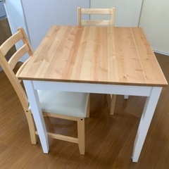 【ネット決済】【商談中】IKEA レールハムン　ダイニングテーブ...