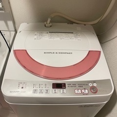 SHARP ES-GE6A-P 洗濯機
