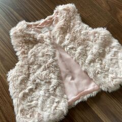 【H&M】ベスト　ピンク　９０cmくらい