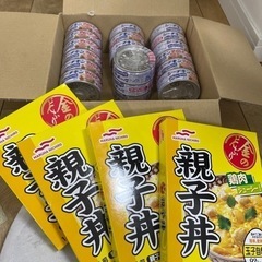 シーチキンマイルド18缶+レトルト親子丼の具4つ