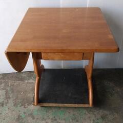 ☆折り畳み補助付き木製テーブル幅101☆