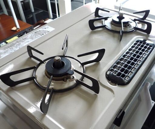 リンナイ LPガス用 ガステーブル 2020年製 KG34NBER 右強火 水無し