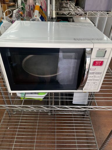 リサイクルショップどりーむ天保山店　No１１０７　オーブンレンジ　シャープ　２０１３年製　中古　ターンテーブル