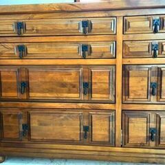 ３ 購入金額８０万円⭐️極高級輸入家具⭐️　北欧 欧米系の高級輸入家具屋さん購入　マホガニーチェスト