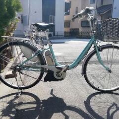 ブリヂストン　A22 スティラ stila リチウム4AH 3段26型　LED　充電器付き　blue white 狭山市引き取り限定