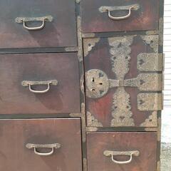 【お値下げ品】アンティーク　レトロ　和タンス　昭和？大正？明治？
