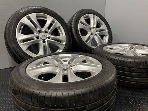 【Continental ContiSportContact 5 245/45R17】夏タイヤ【ベンツ Eクラス 純正ホイール 17インチ 8J5HPCD112+48】　(VTH519) クレジットカード QRコード決済可能