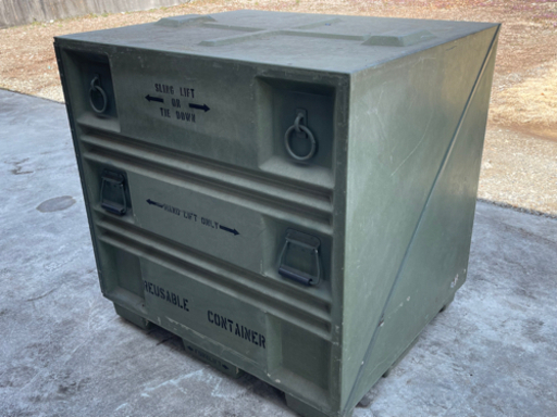 米軍 放出品 コンテナ 世田谷ベース 倉庫 道具箱 物置 近県配達可能 米軍 放出品 コンテナ 世田谷ベース 倉庫 道具箱 物置 近県配達可能