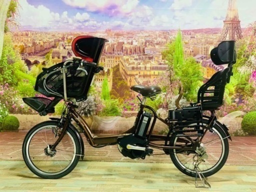D33D電動自転車M43M/長生き8アンペア/保証/新品タイヤ/ﾌﾞﾘｼﾞｽﾄﾝｱﾝｼﾞｪﾘｰﾉ