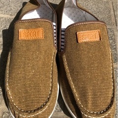 【新品・未使用】men'sの 靴　ブラウン（１）