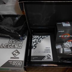 PCパーツ Ryzen 5800X + B550 Steel Legend + NH-D15 Ryzen 5800X + B550 Steel Legend + NH-D15
