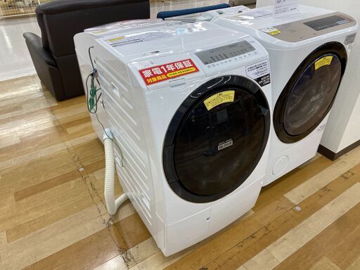 1年保証付き！HITACHI ドラム式洗濯乾燥機　10.0kg【トレファク岸和田】