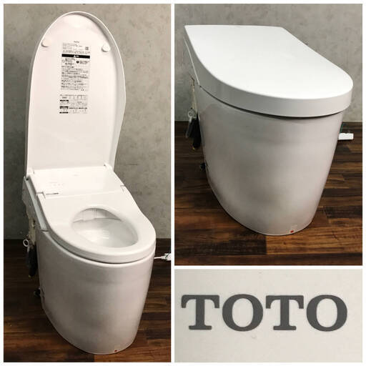 PH8/8　TOTO ネオレストAH2W ホワイト温水洗浄便座ウォシュレット一体形便器 中古品 TCF9898 R型 NW1 2019年製 ⑦