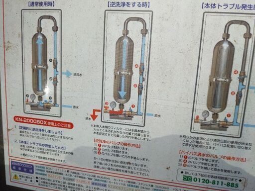 浄水器店舗用1万円売り