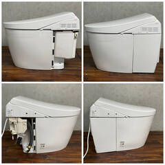 PH8/3　TOTO ネオレストAH2W ホワイト温水洗浄便座ウォシュレット一体形便器 中古品 TCF9898 R型 NW1 2019年製 ②