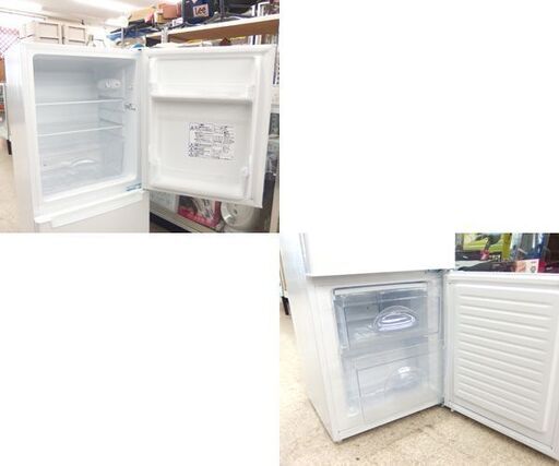 2ドア冷蔵庫 106L 2020年製 ニトリ NTR-106 グラシア 100Lクラス  