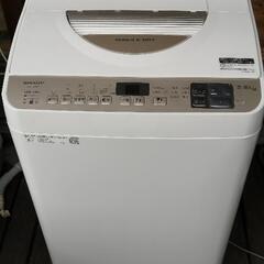 【美品】【配達無料】洗濯乾燥機　SHARP  5.5kg  ES...
