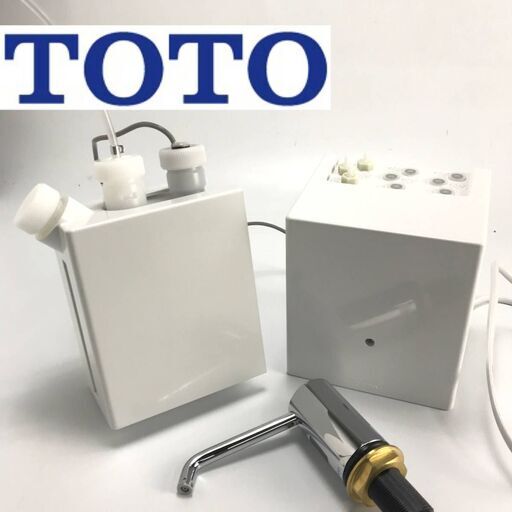 pa1/31 中古 TOTO トートー 自動水石けん供給栓 スパウト TLK02001J / 自動水石けん供給栓機能部 TLK01104J 自動水石鹸供給セット ①