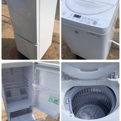 🌈新生活応援セール🌈  冷蔵庫(三菱) & 洗濯機(SHA…